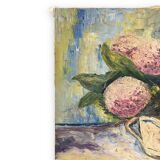 Oil on canvas Still Life with Flowers signed A. Bureau