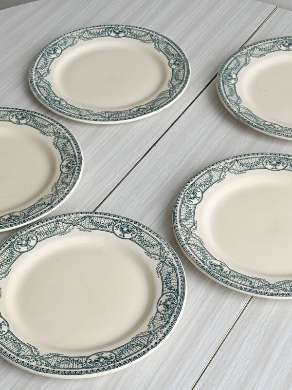 lot de 6 assiettes anciennes