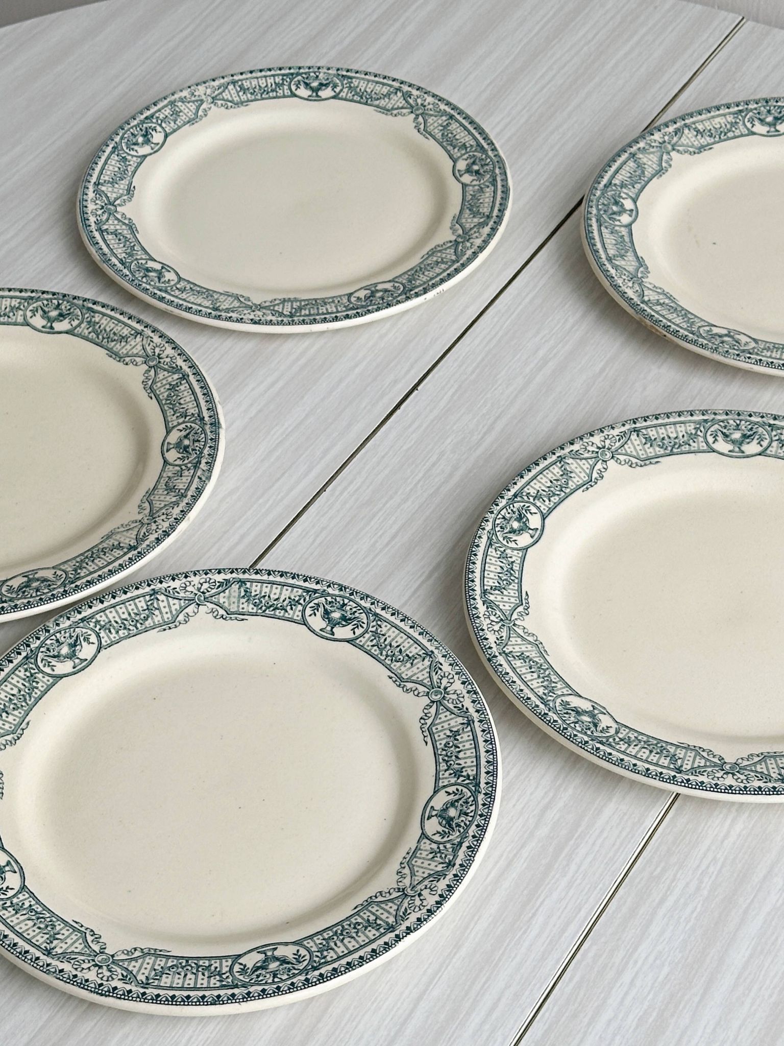 lot de 6 assiettes anciennes