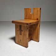 Pompeia accent chair in pine by Lina Bo Bardi, 1980s
