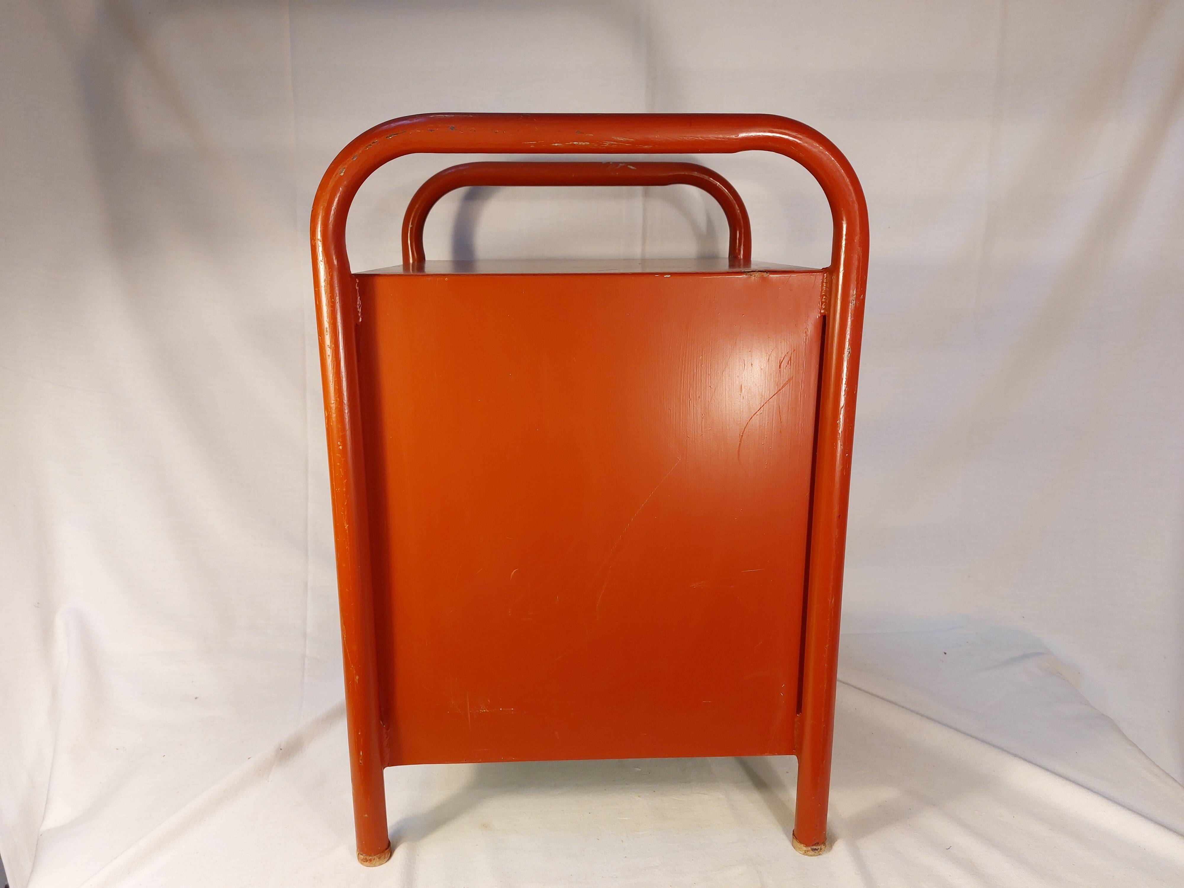 Vintage metal boarding school or hospital bedside