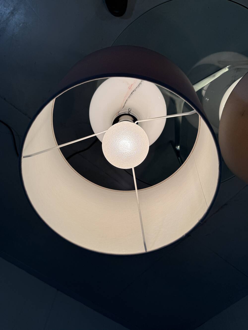 Peill & Putzler large glass table lamps 1970’s