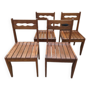 chaises vintage en bois