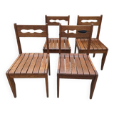 Vintage wooden chairs from the 60s