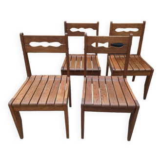 Chaises vintage en bois des années 60