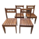Chaises vintage en bois des années 60