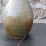 Ceramic lamp and rope shade