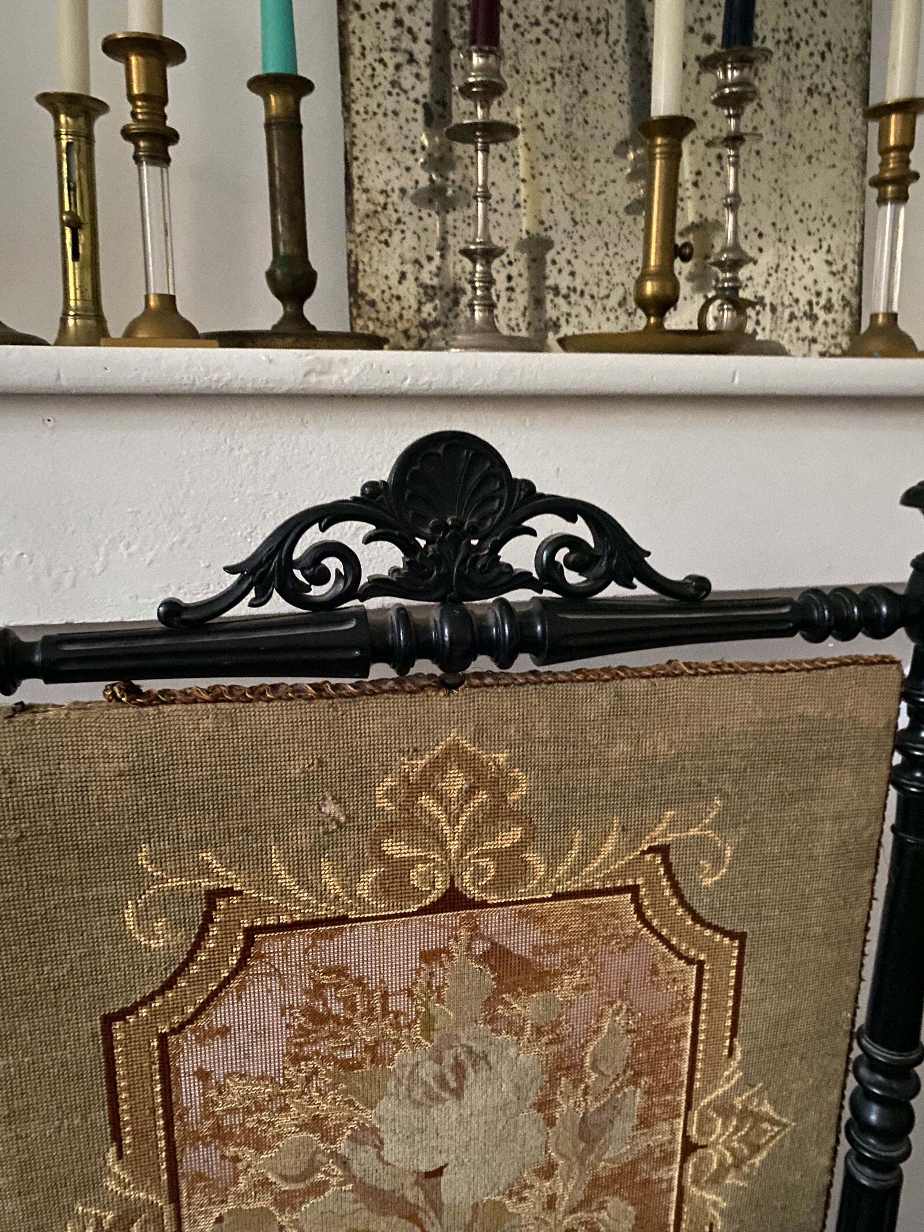 Fireplace screen Napoleon III