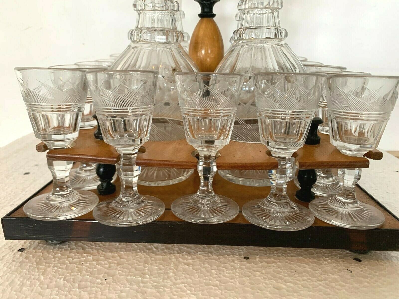 Cave has Charles X-style liqueur in 19th century lemon wood veneer