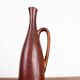 Brown glazed ceramic vase by Gunnar Nylund for Rörstrand.