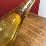 Large Italian Genie Carafe in Empoli Smoked Glass