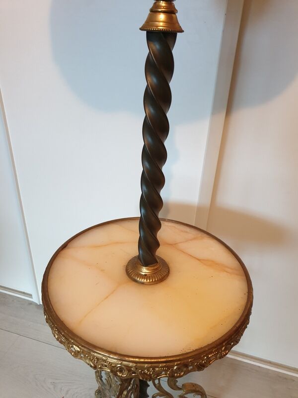 Bronze and onyx lamppost Napoleon III