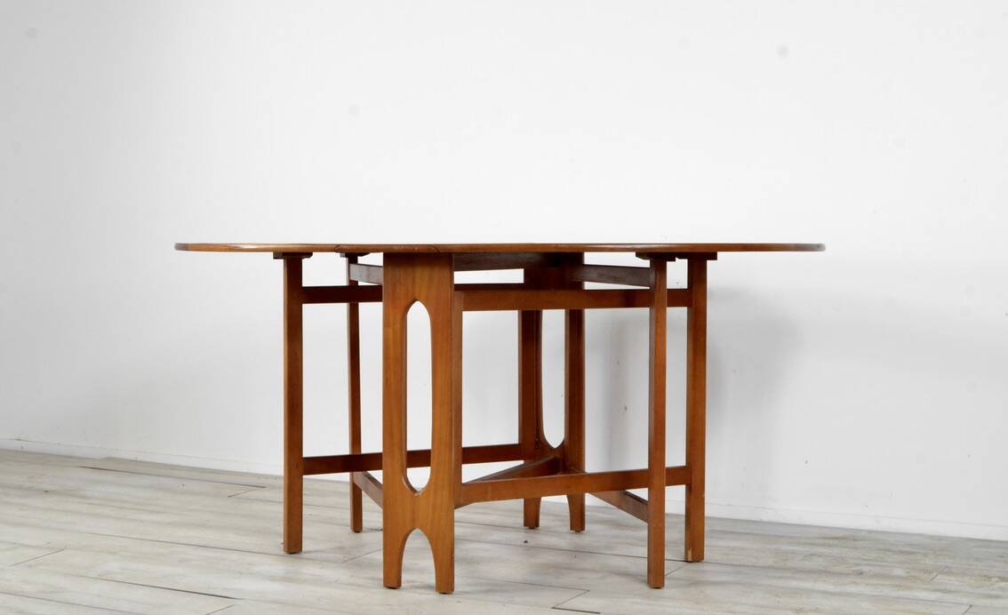 Vintage Mc Intosh Drop Leaf Teak Table.