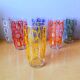 Set of 6 Screen-Printed Glasses 1960