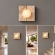 Wall light in travertine