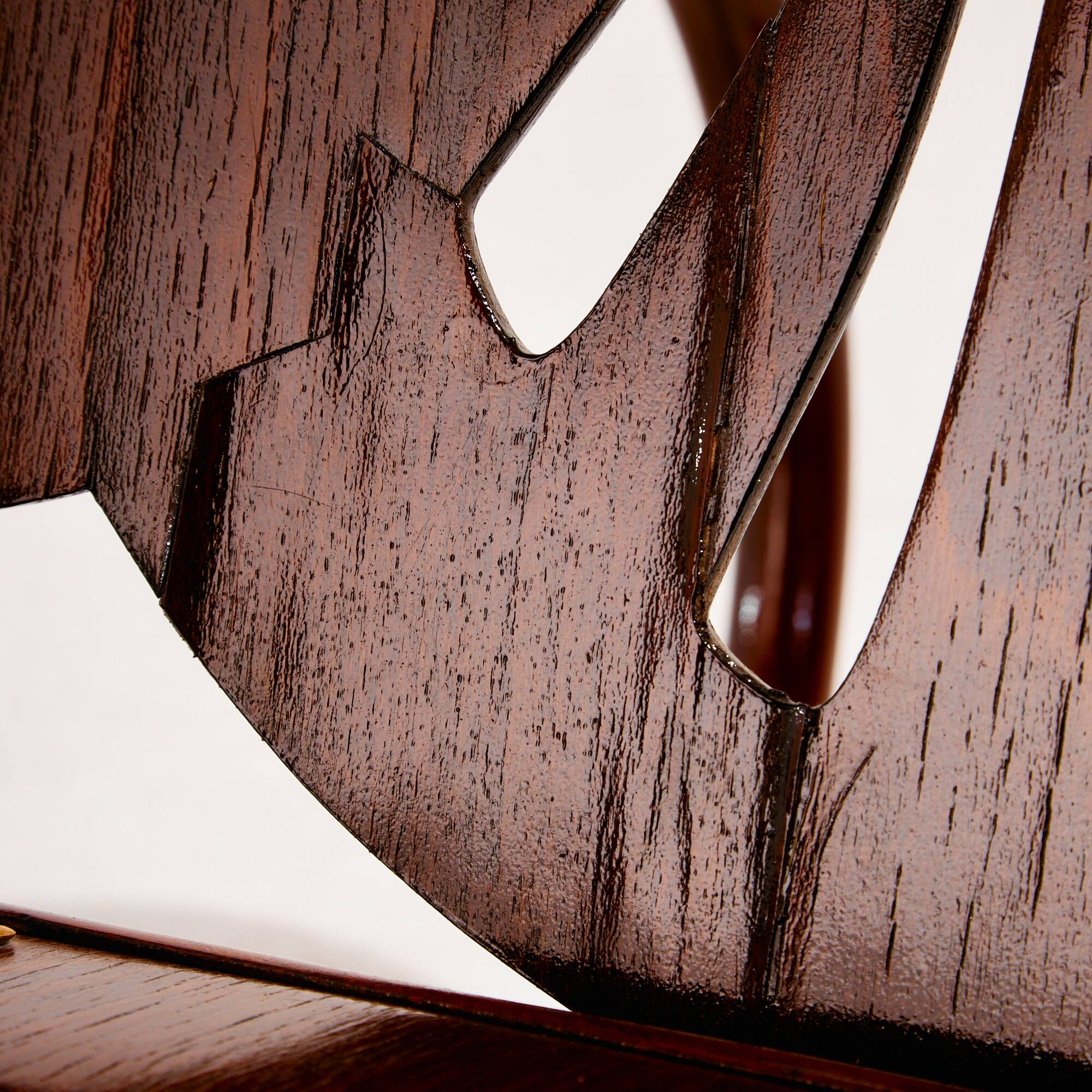 MK8961 Restored beech rocking chair by Gustav Siegel for Jacob & Josef Kohn