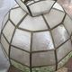 Suspension en nacre et laiton vintage