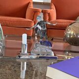 Art Déco Charleston Dancer cubist Table Lamp, LW Paris France, circa 1930