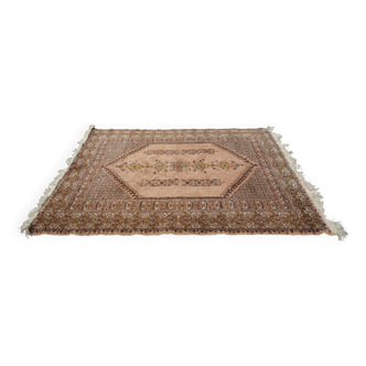 Ancien tapis de Fès Maroc - laine trés serrée   2m par 1m52 Très bon état