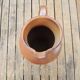 Old Large Jug in Brown Glazed Stoneware H 29 cm