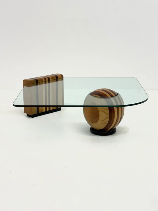Table basse Vintage Metafora par Massimo et Lella Vignelli pour Casigliani