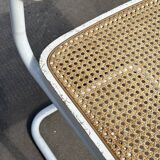 Set of 4 Cesca b32 model chairs in white dining chair