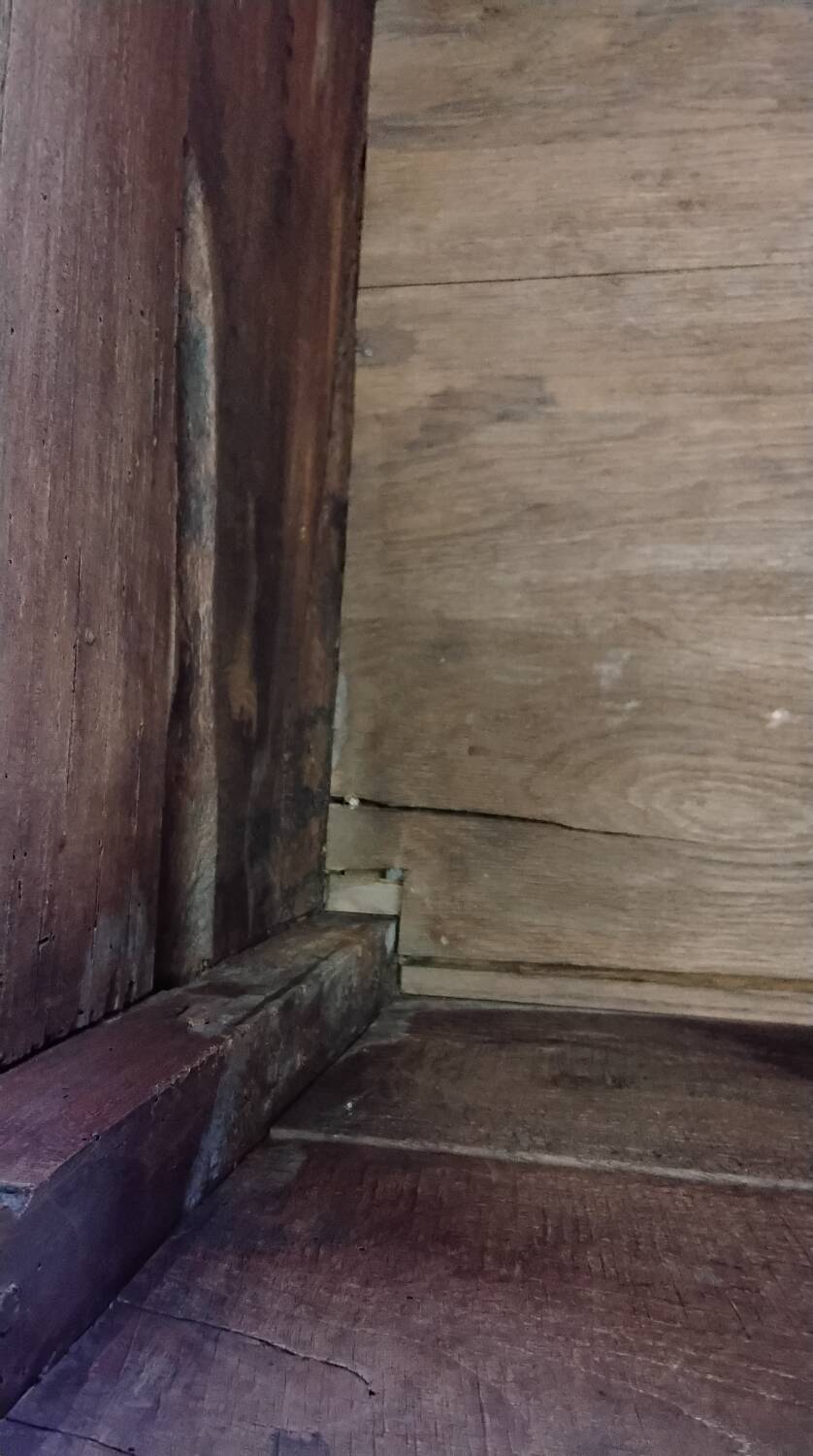 Antique wooden chest