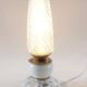 Ceramic and glass flute lamp