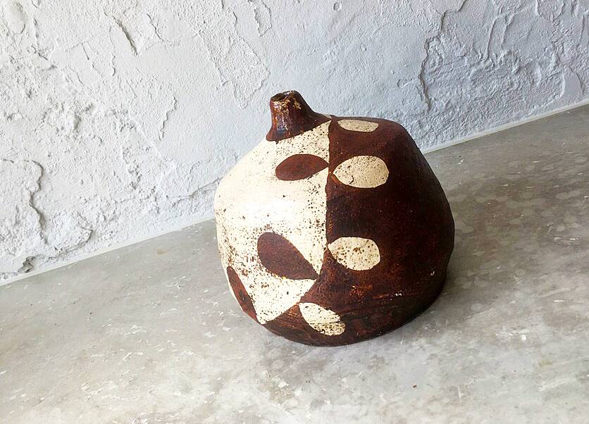 Vase italien en céramique, 1950