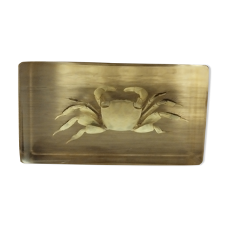 Crustacean in resin block