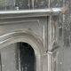 Louis XV style fireplace in black Belgian marble, circa 1880