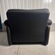 Black leather armchair – Tobia Scarpa for B&B Italia