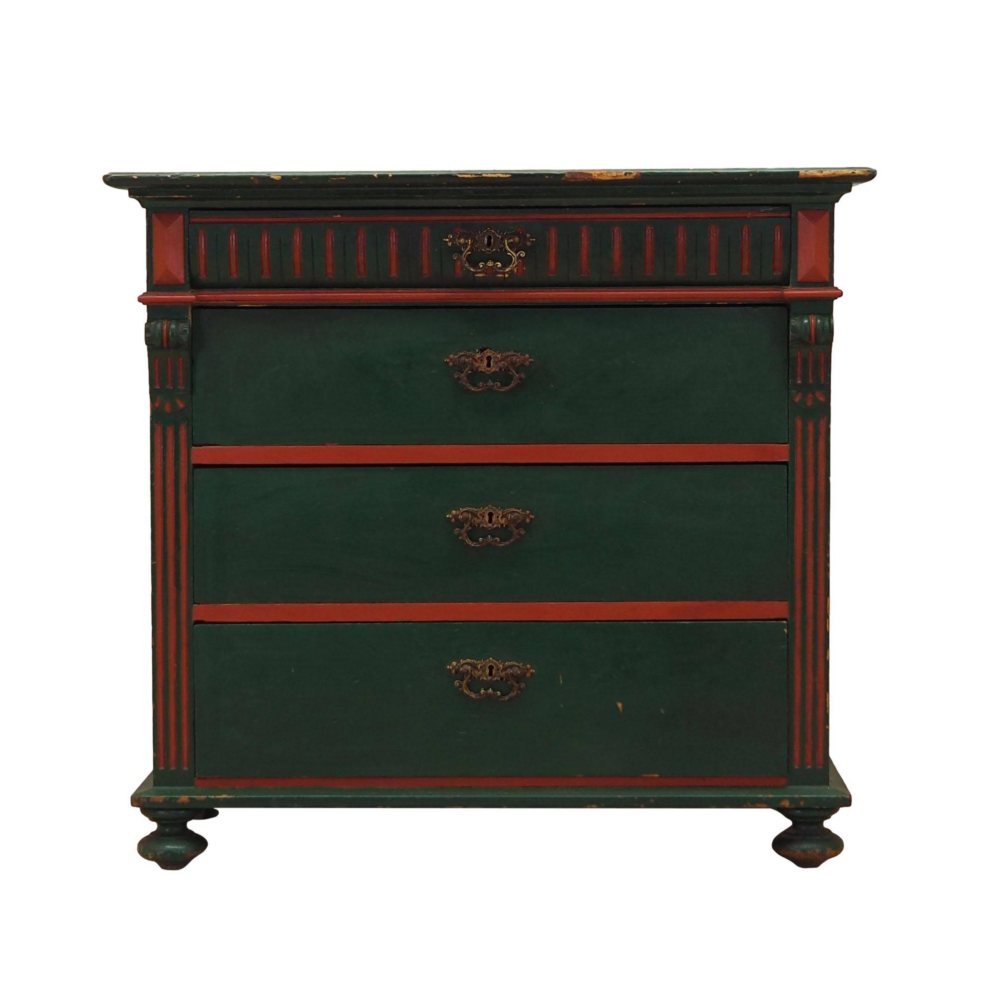 Commode en pin, design danois, années 1950, fabrication : Danemark