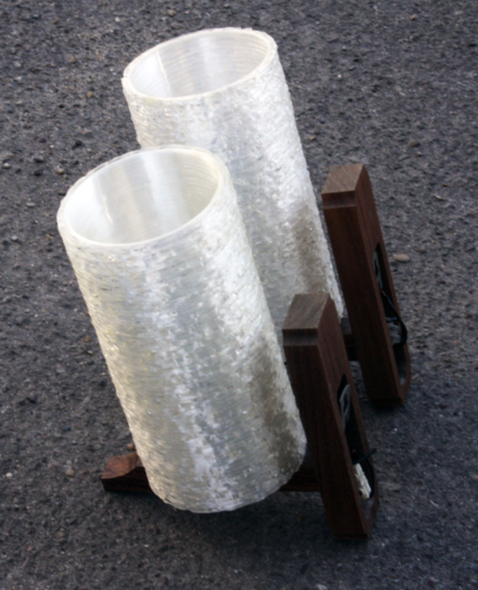 Pair of scandinavian wall lamps, 60