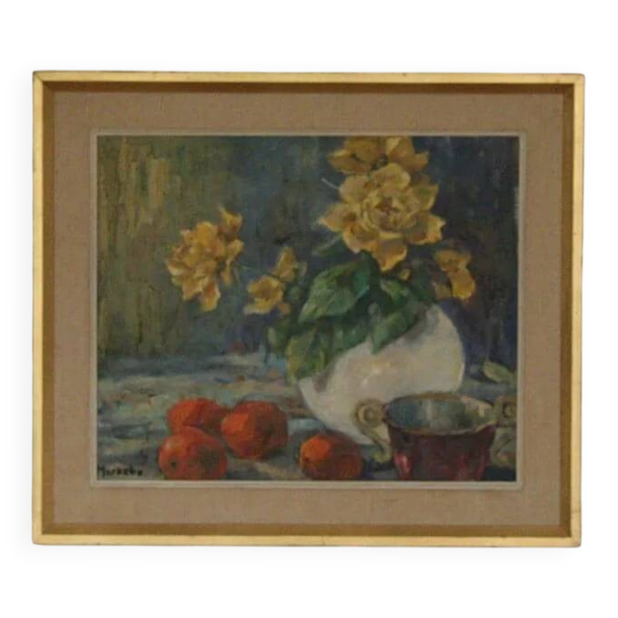 Still Life with Yellow Roses by Markebo