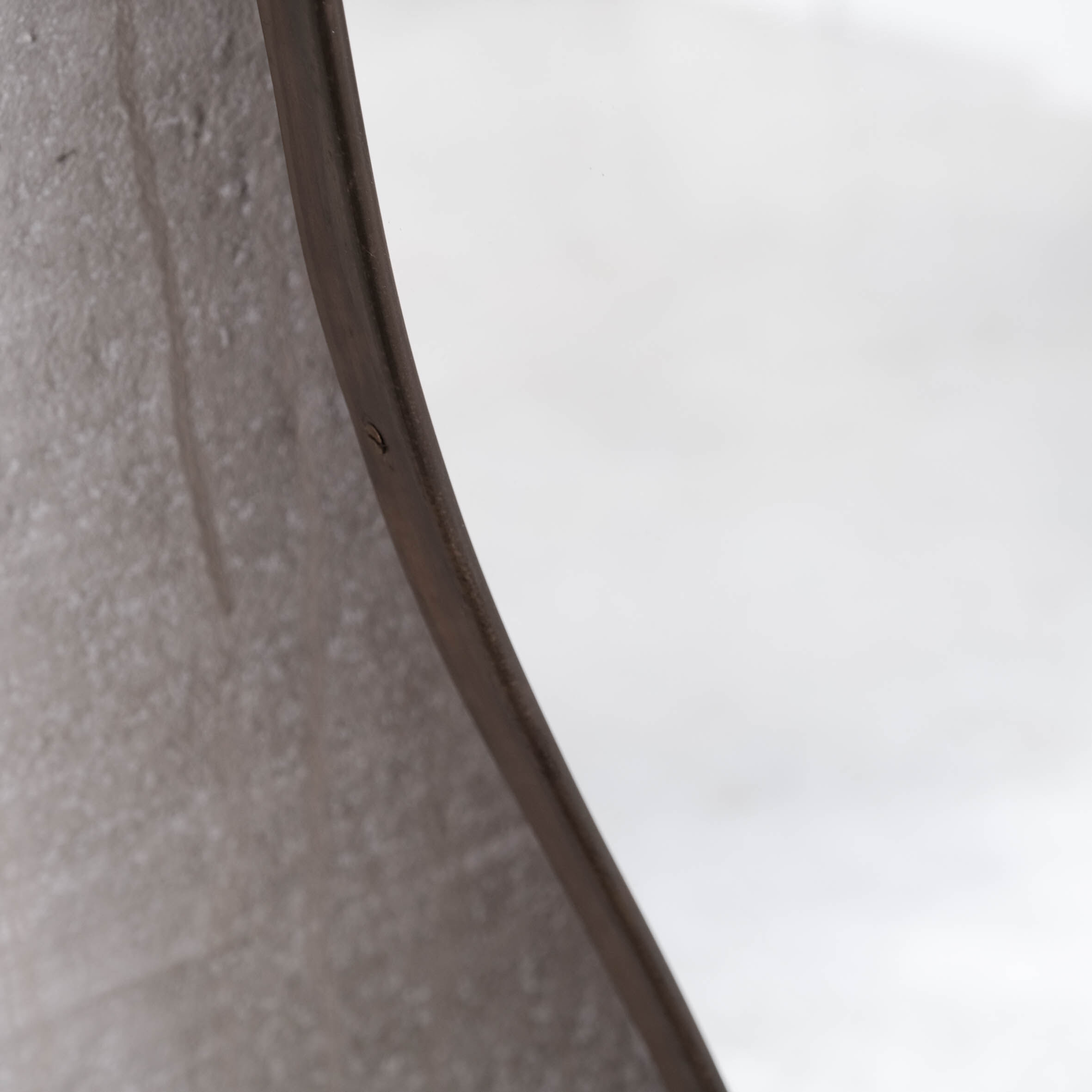 Xl mid-century brass italian mirror