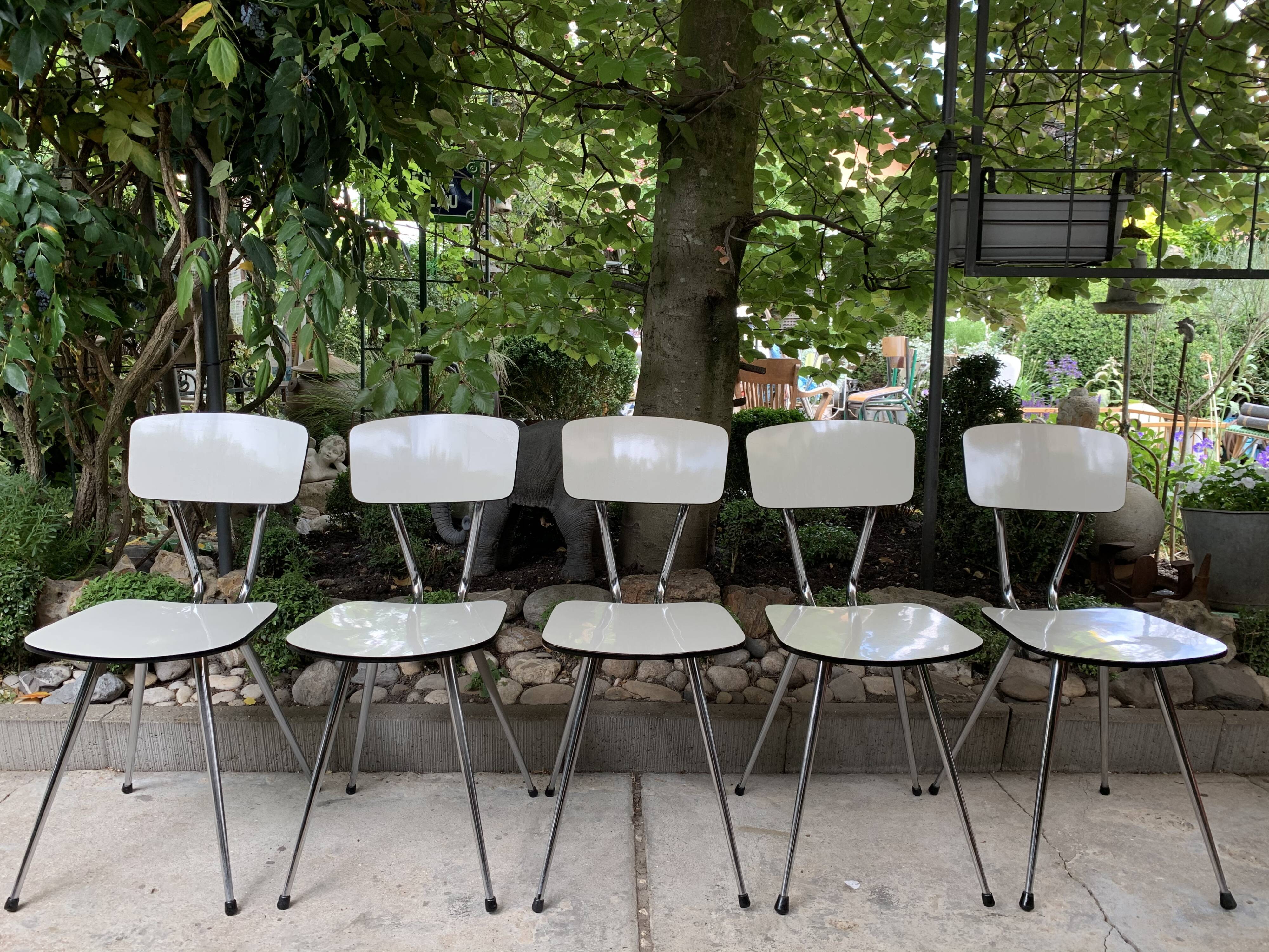 Tublac compass formica 5 chairs