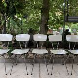 Tublac compass formica 5 chairs