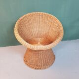 Vintage wicker chair egon