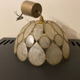 Mother-of-pearl and brass suspension