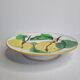 Plate anceinne on foot with the décor of conces, 22 cm