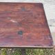 Table de ferme brutaliste minimaliste