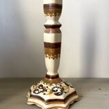 Quimper HB-Henriot earthenware candlestick