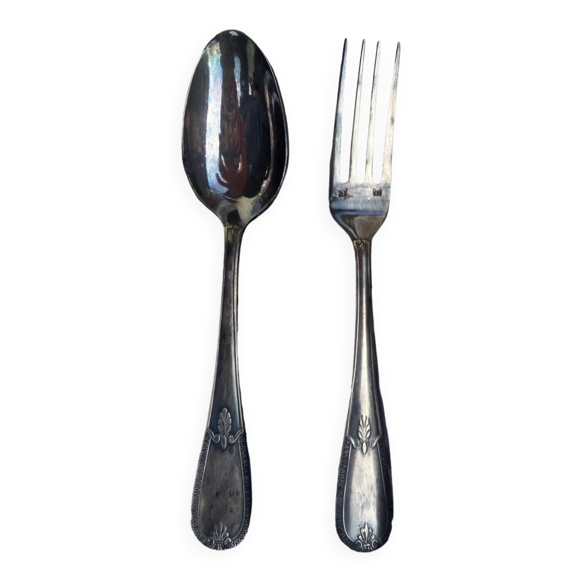 Baptismal cutlery with their box