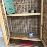 Rattan wall cabinet 82X48