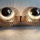 Space age sconce by Andréa Lazzari 70s