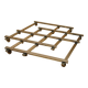 Expandable silver metal trivet