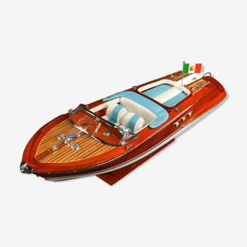 Model wooden boat Riva Aquarama 55 cm