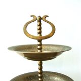 Servant brass fruit tray