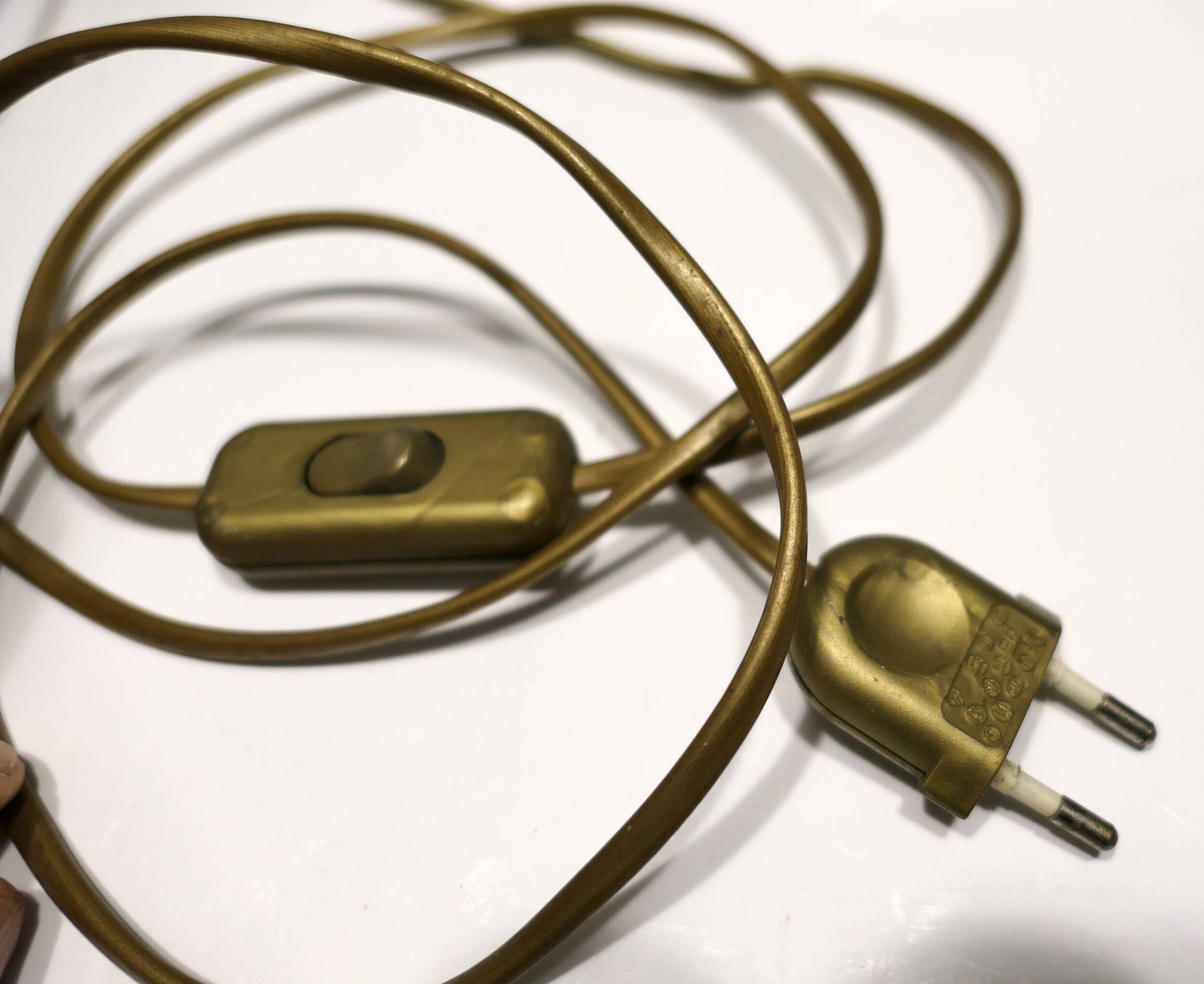 pied de lampe en grès salé Bouffioulx années 70's